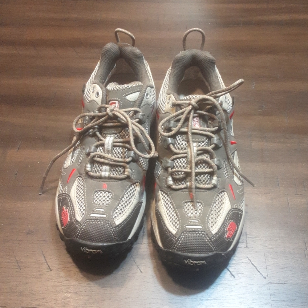 The North Face Women's Athletic Shoes - Gray and Red